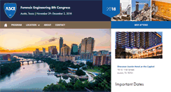Desktop Screenshot of forensiccongress.org