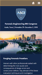 Mobile Screenshot of forensiccongress.org